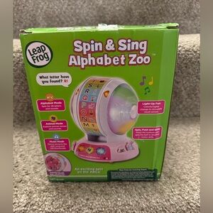 LeapFrog Spin and Sing Alphabet Zoo - NIB